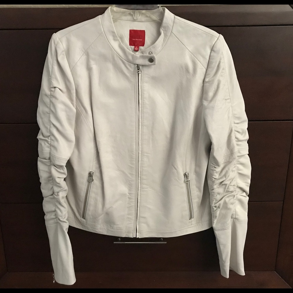 Red by Saks Fifth Avenue Leather jacket